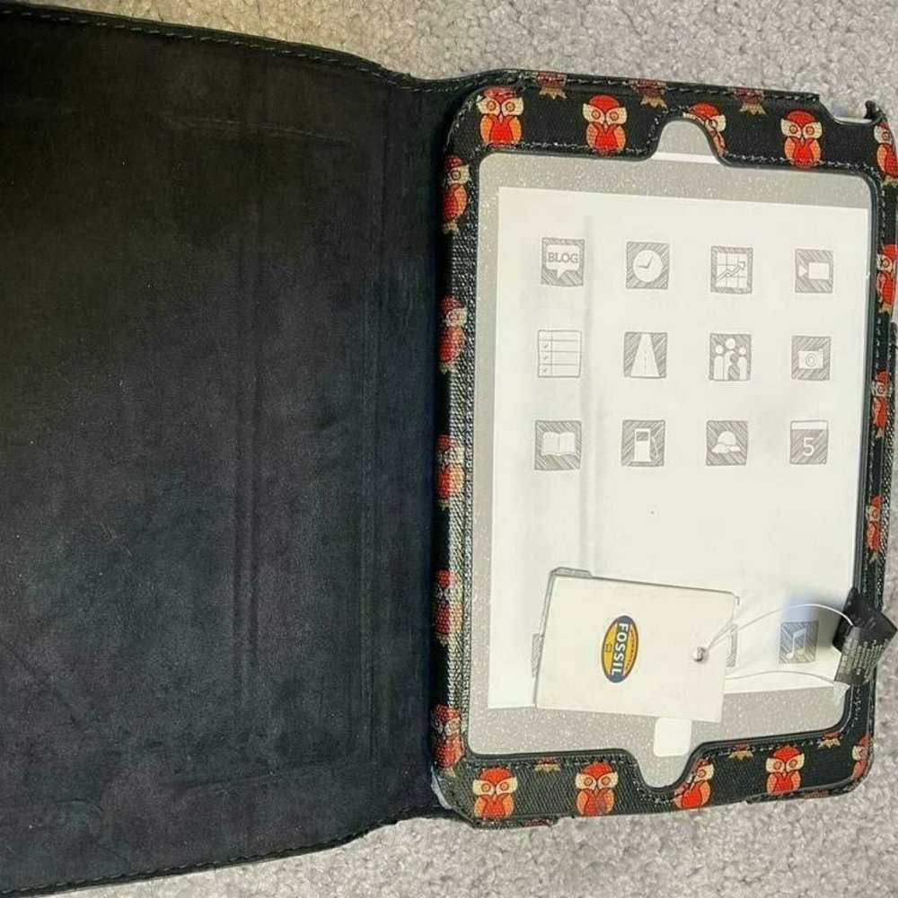 Fossil Authentic Fossil SHORT Mini Live Vintage TABLET Cover BLACK SWL1034001